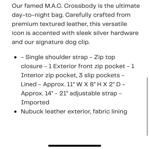 Rebecca Minkoff suede M.A.C bag NEW - Picture 10 of 10